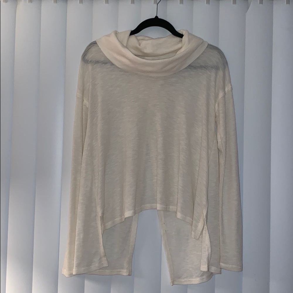 Backless sweater